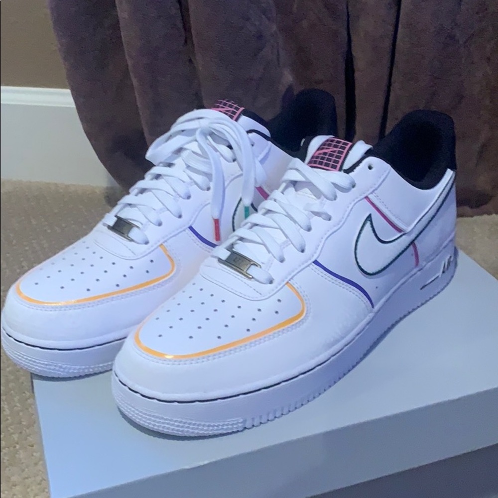 White & black Air Force 1 size 10